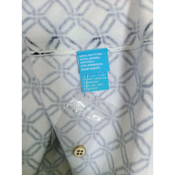 J.McLaughlin Lightweight Sweater Modal Cotton Top 1/4 Button Front Size S NWOT - Picture 6 of 6